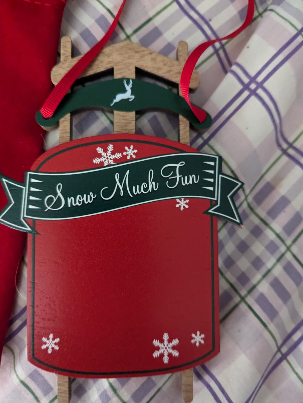 Sled Ornament